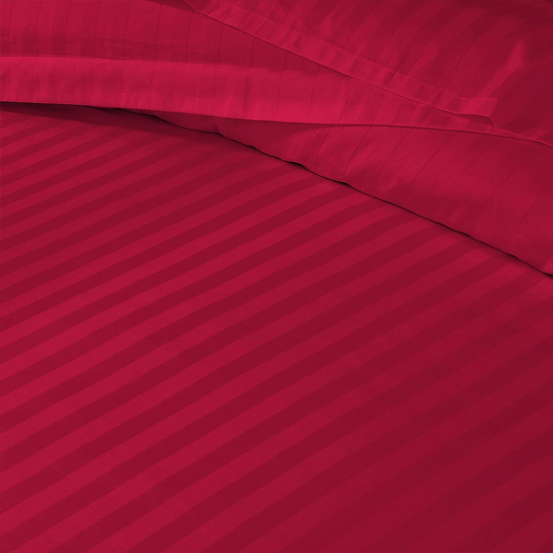 3/6 Piece - Deep Red Stripe Set - 3313