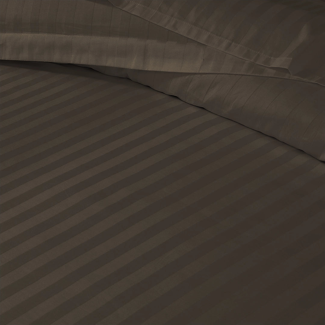 3/6 Piece - Deep Chocolate Stripe Set - 3315