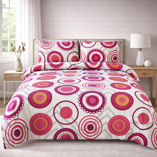 3/6 Piece - Magenta Orbit & Ochre Mandala Set - 3355