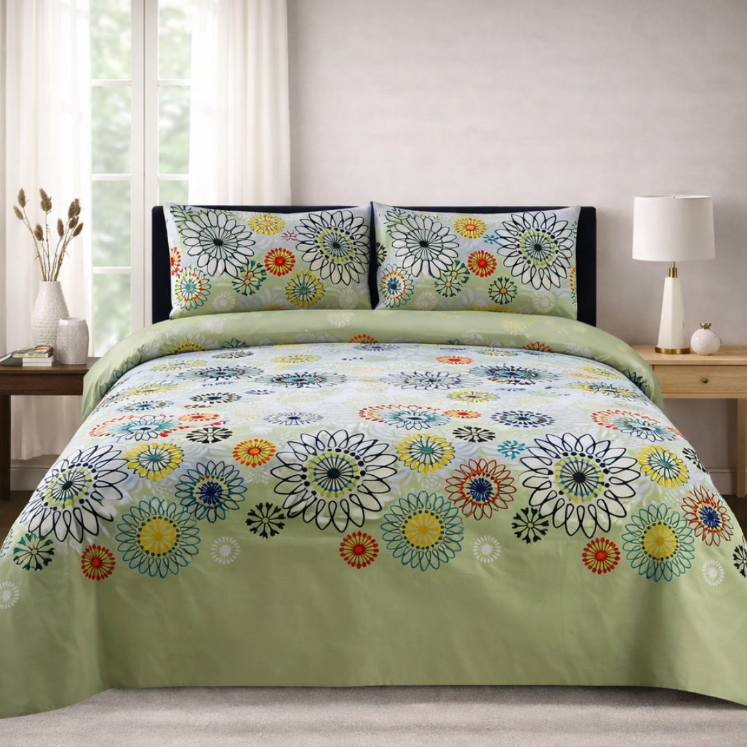 3/6 Piece - Olive Zinnia & Amber Bloom Ensemble Set - 3361