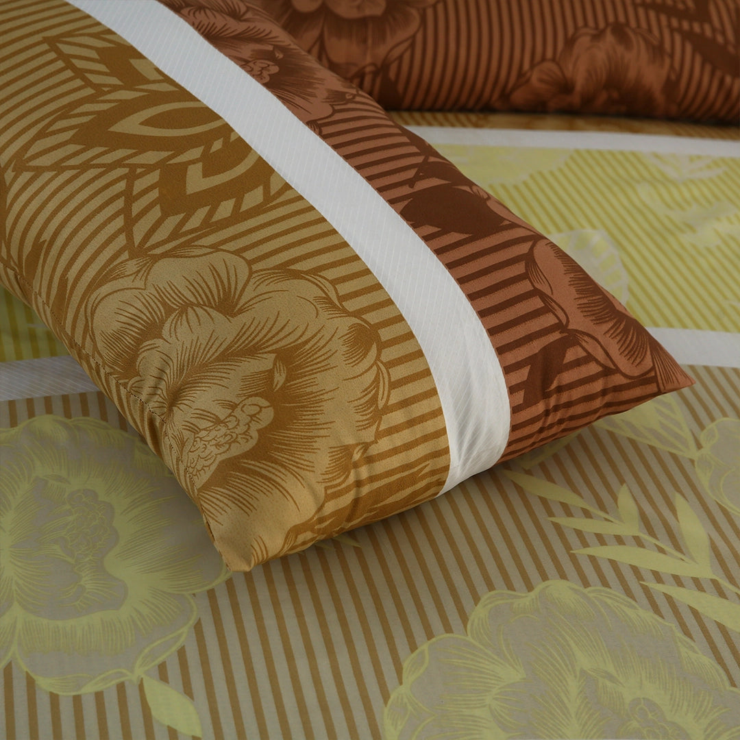 3/6 Piece - Terracotta Bloom & Olive Ribbon  Set - 3348