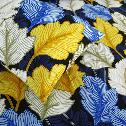 3/6 Piece - Blue & Yellow Large Leaf Set - 3382