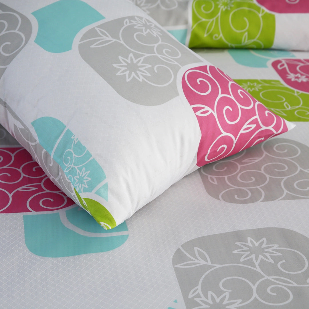 3/6 Piece - Pastel Sorbet Mosaic & Floral Filigree Set - 3350