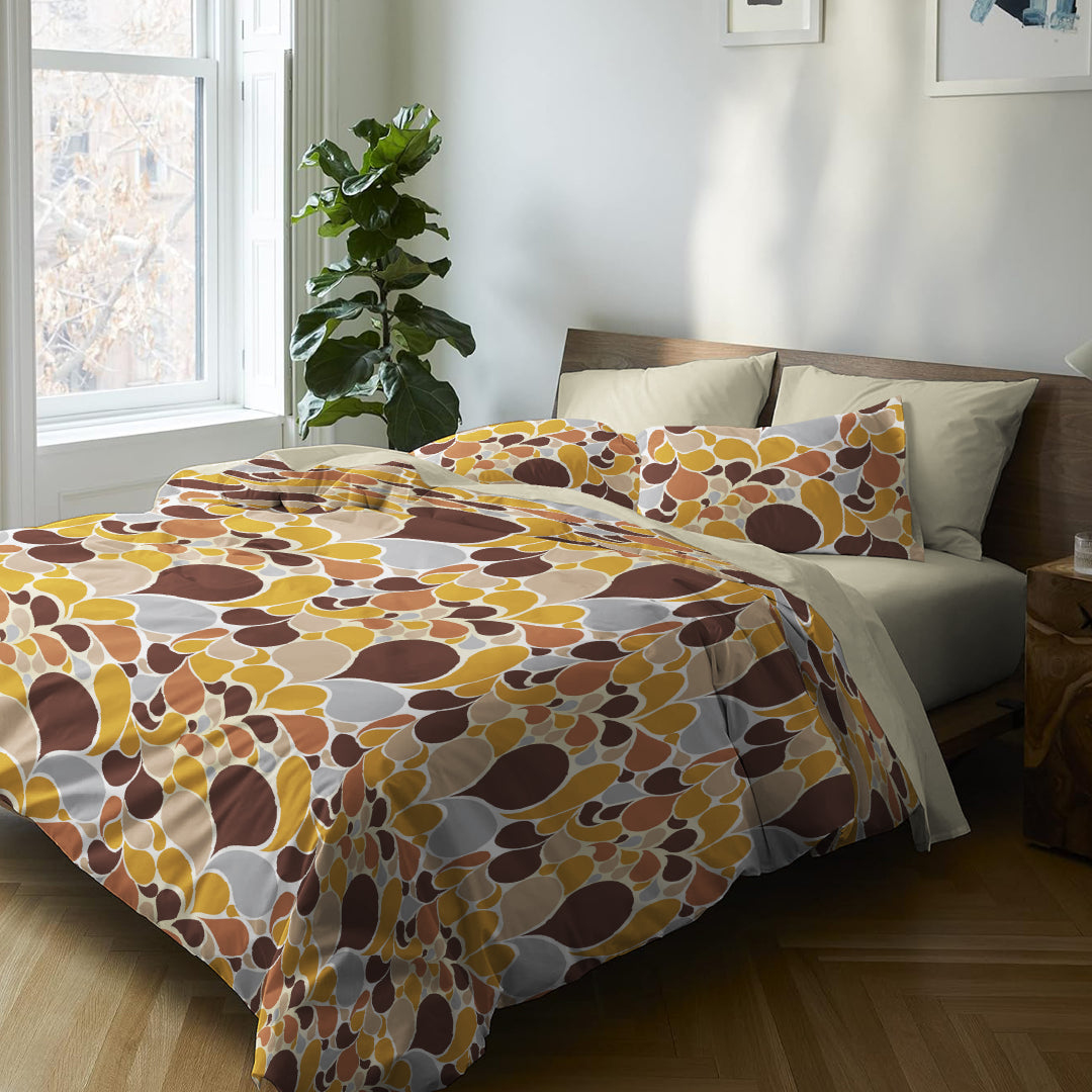 6 Piece - Rustic Hues Printed - Comforter Set