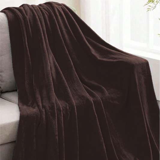 Brown Plush Blanket