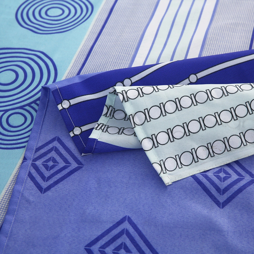 3/6 Piece - Linear Blue Diamond Set - 3336