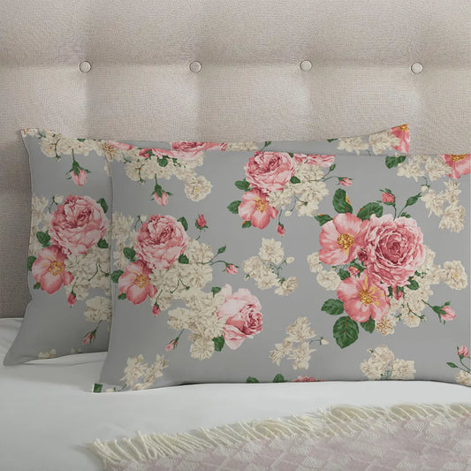 Grand Rose Smokey Printed Pillow Pair