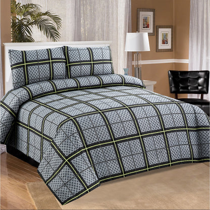 Lime Line - Bedspread Set