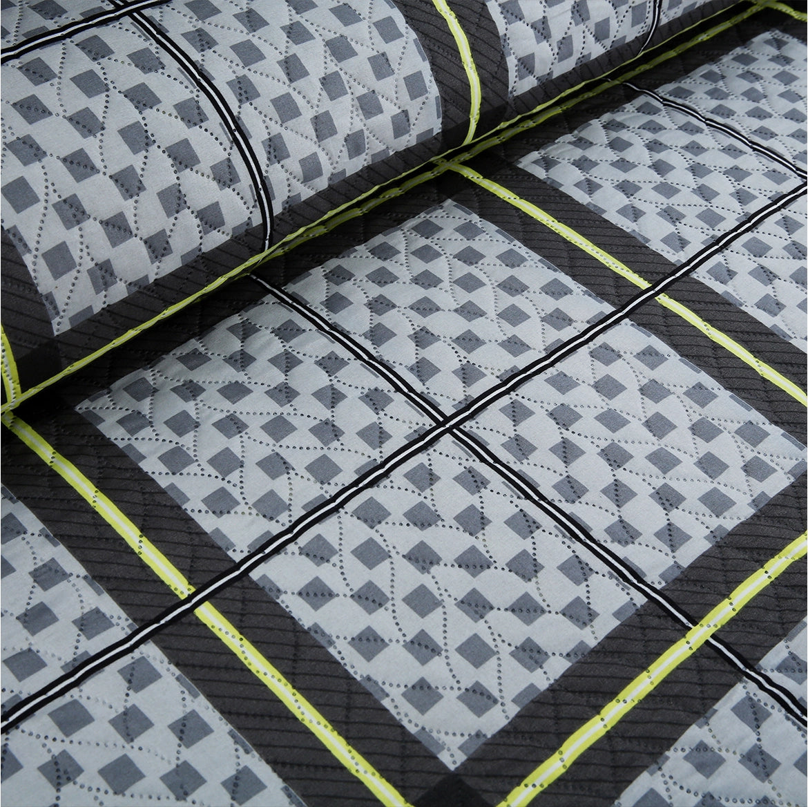 Lime Line - Bedspread Set