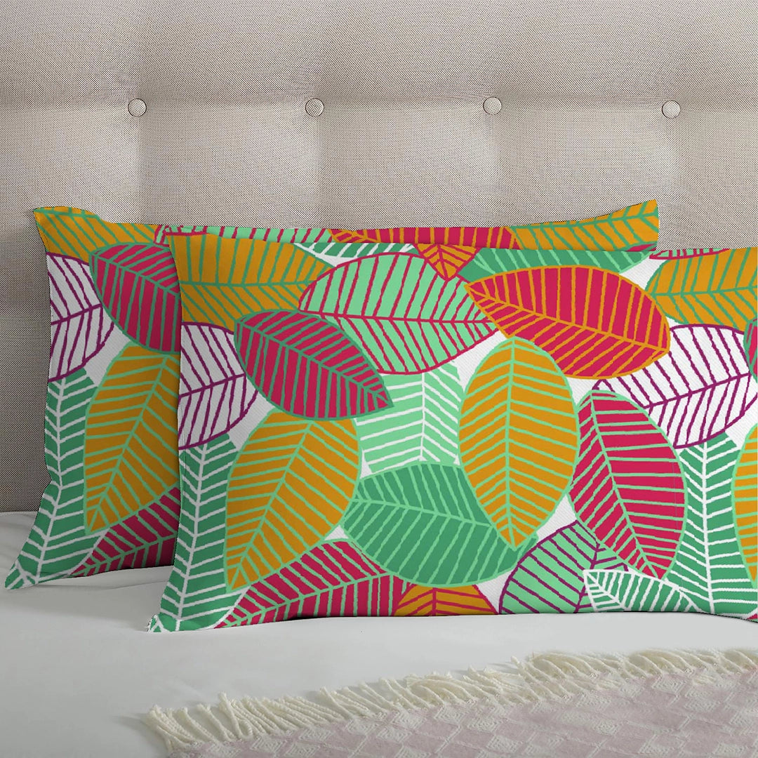 3/6 Piece - Red & Green Leaf  Set - 3062