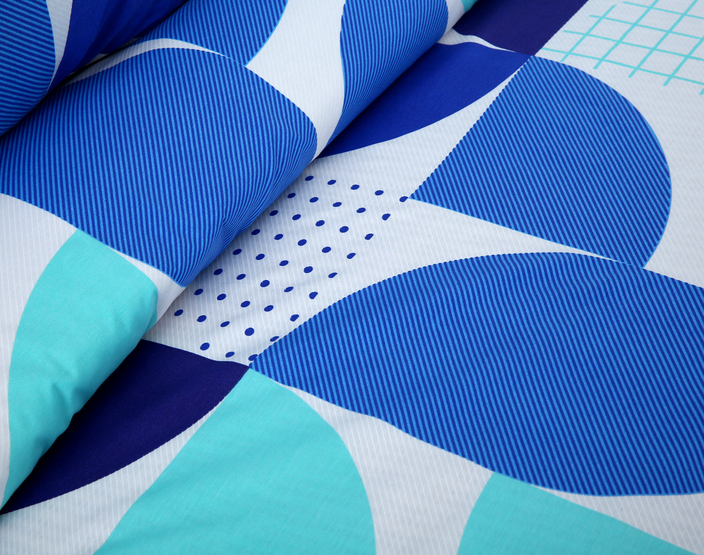 3/6 Piece - Blue Geometric Set -3056