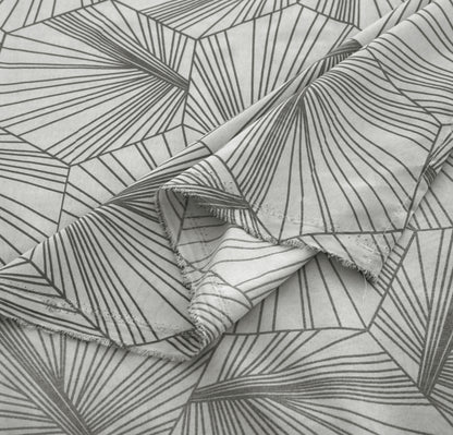 3/6 Piece - Hexa Grey Lined Set - 3161