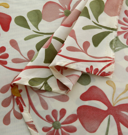6 Piece - Spring Floral Printed Duvet Cover Set
