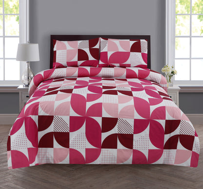 3/6 Piece - Pink Geometric Set -3057