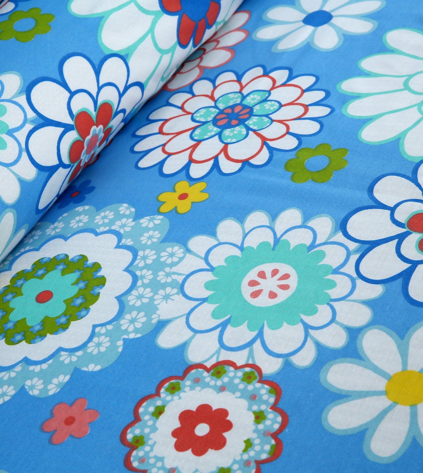 3/6 Piece - Blue Floral Set - 3058