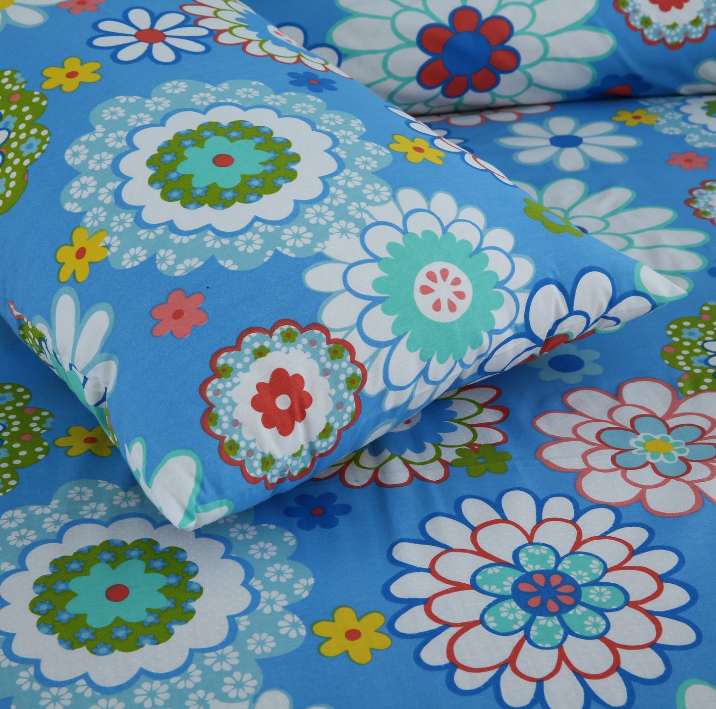 3/6 Piece - Blue Floral Set - 3058