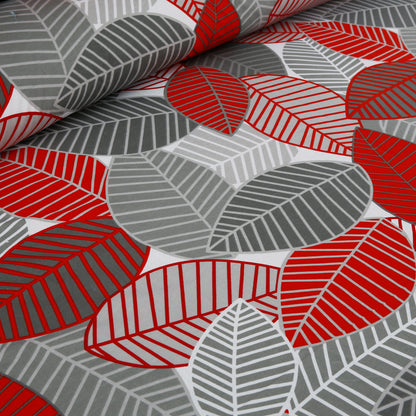 3/6 Piece - Red & Grey Leaf Set - 3063