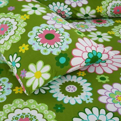 3/6 Piece - Green Floral Set - 3059