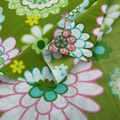 3/6 Piece - Green Floral Set - 3059