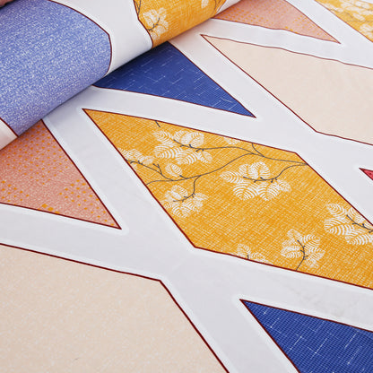 6 Piece - Multi Romee Printed Duvet Cover Set